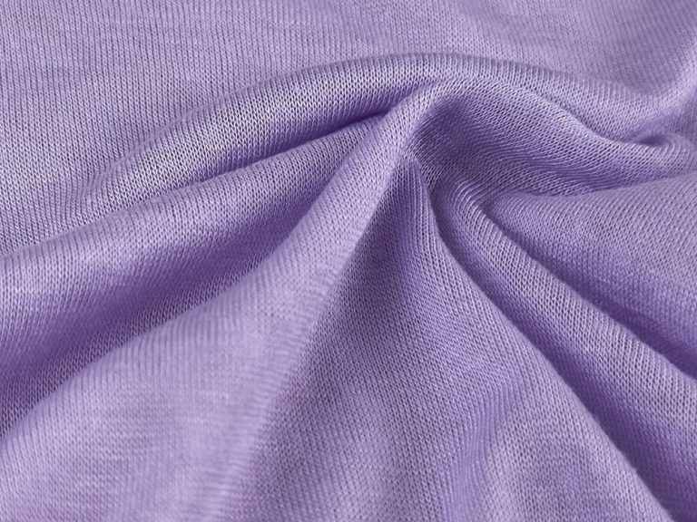 Viscose Polyester Slub Knit Fabric