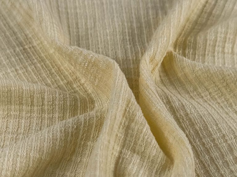 Polyester Cotton Spandex Slub Knit