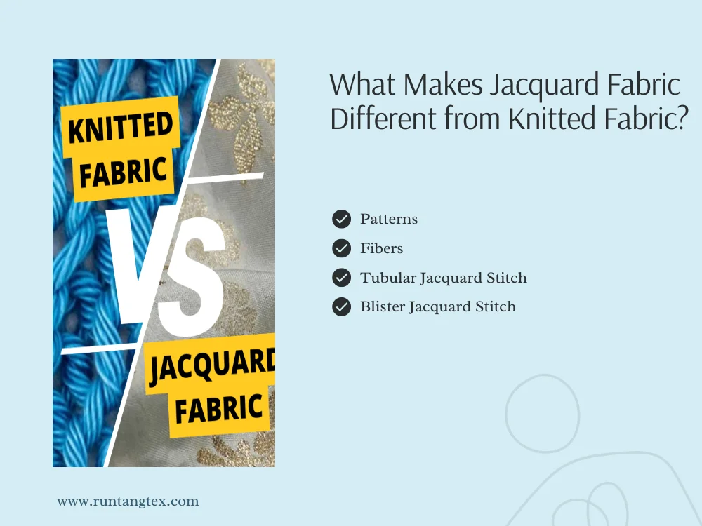 What Makes Jacquard Fabric Different from Knitted Fabric