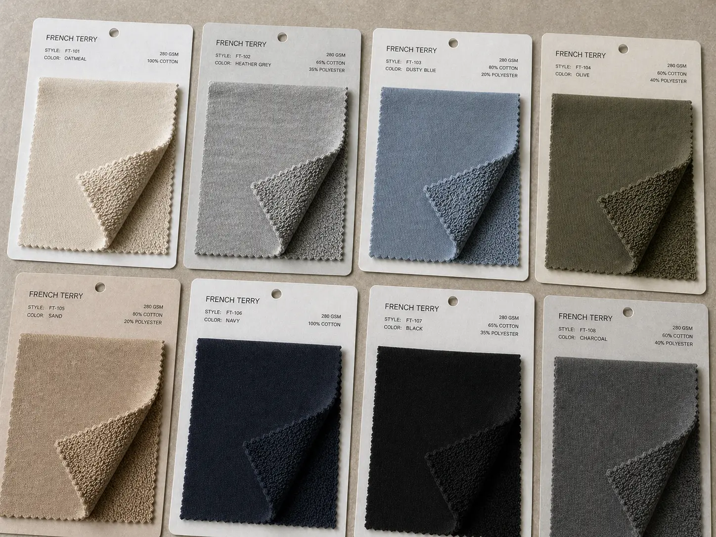 Terry Looped French Terry Fabric Manufacturer | Runtang Textile